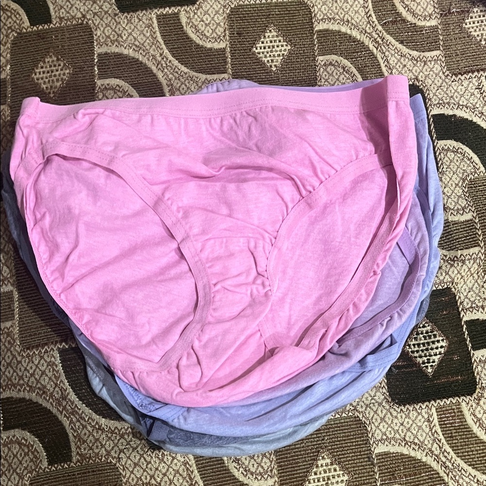 Fruit of the Loom Women’s 6-Pack Cotton Brief Underwear – Size 5 (Small)